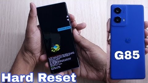 Motorola G85 5G Full Reset