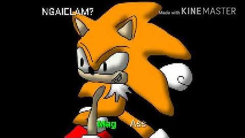 Tanic The Hedgehog (Jordiliam MD Bootleg) Continue + Game Over