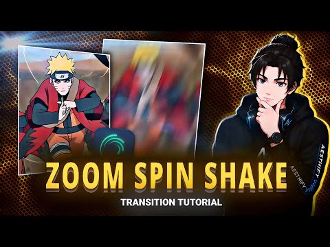 Zoom Spin Shake Transition | Alight Motion Tutorial (+Preset)