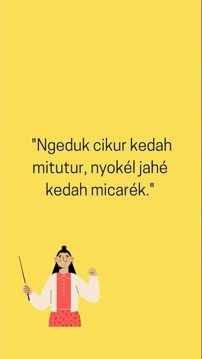 5 Paribasa Sunda ceek #samasamabelajar #belajarbahasasunda #peribahasasunda