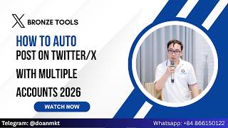 Auto Post On Twitter/X With Multiple Accounts 2026 | Twitter Bot