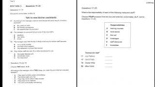 Family Excursions IELTS Listening Test