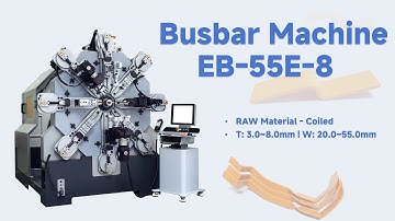 Fully Auto Plastic-Coated Copper Busbar Bending Forming Machine Flat Vertical Twisting Bends