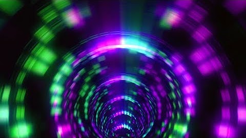 VJ LOOPS 2021- Colorful LinesTunnel, Lights VJ Motion Background || Neon Lights Free VJ Loops