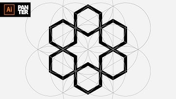 How to Design Arabic Symbol with Grids | Illustrator Tutorial