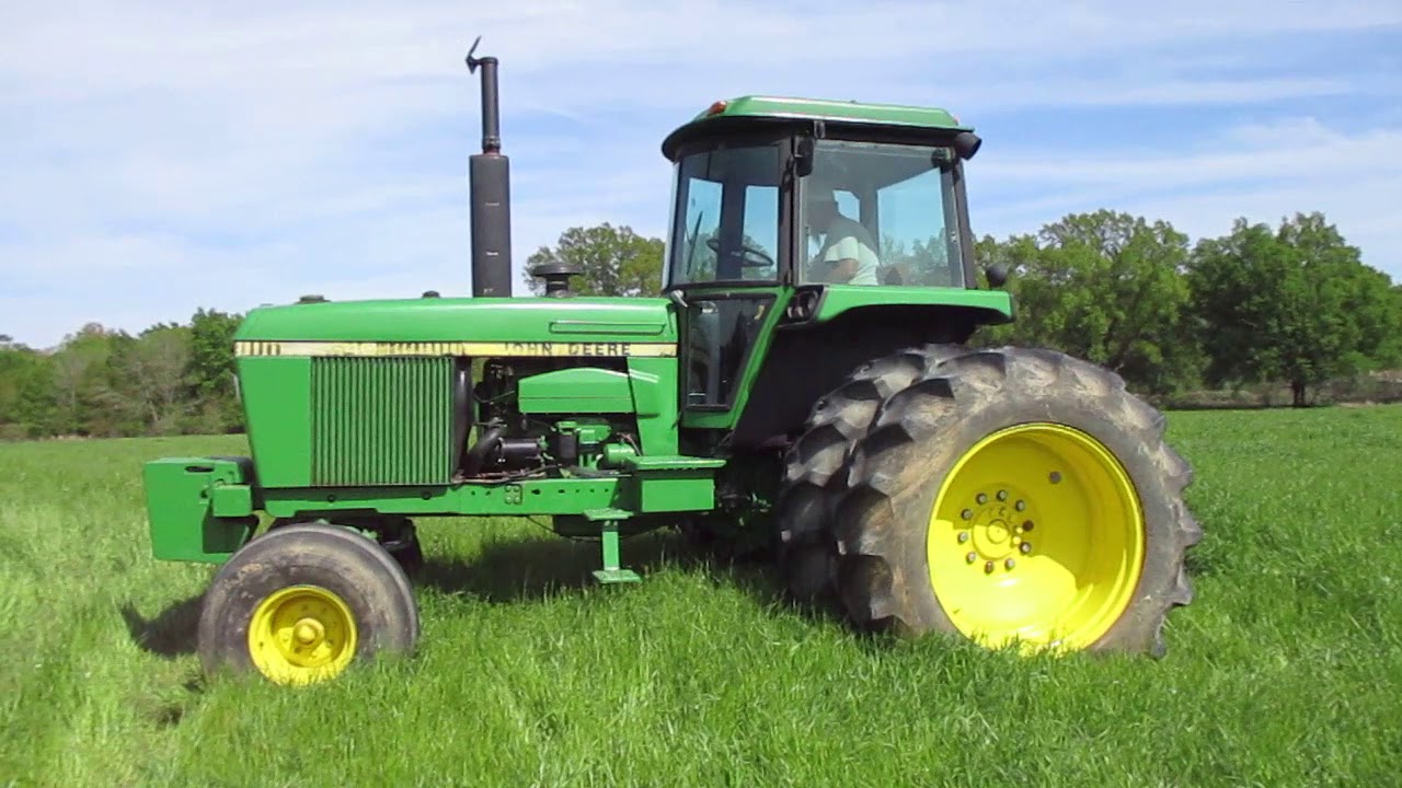 1981 John Deere 4640 MFWD Tractor - YouTube