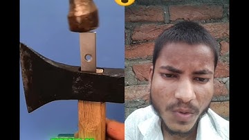 Wait For end 😖 Tutorial on Techniques for firmly and practically fixing an axe handle
