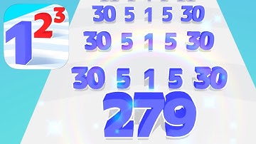 Number Master: Run and merge - All Levels Gameplay Android, iOS