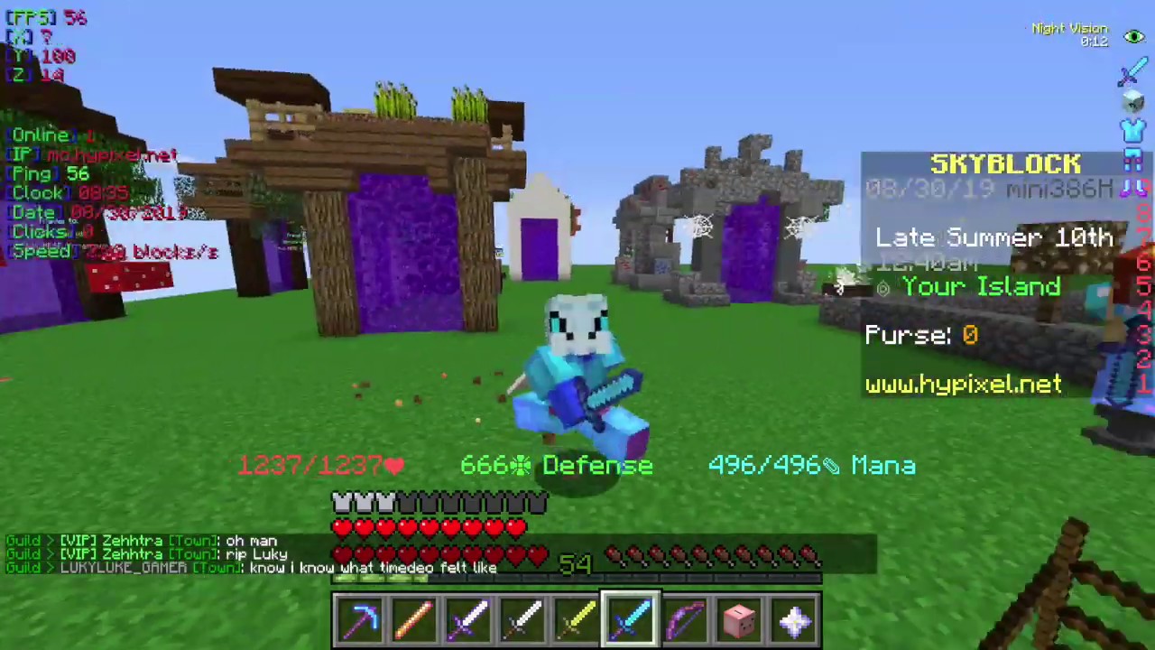 A BIG GLITCH ON HYPIXEL SKYBLOCK (YOU NEVER NEED TO USE THE BANKER)