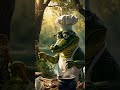 Big Crocodile Catches Fish...Then Becomes the Chef! 😂🍽️🐟 #shorts #funny #trending #cooking #village