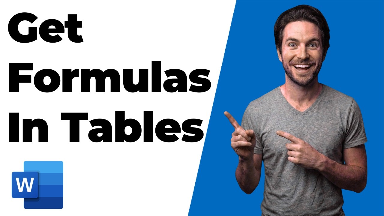 How To Get Formulas In Tables In Microsoft Word (Easy Step-By-Step ...