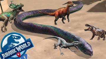 5 - turn HydraBoa SpeedRun, Jurassic World Alive raids #jurassicworld #