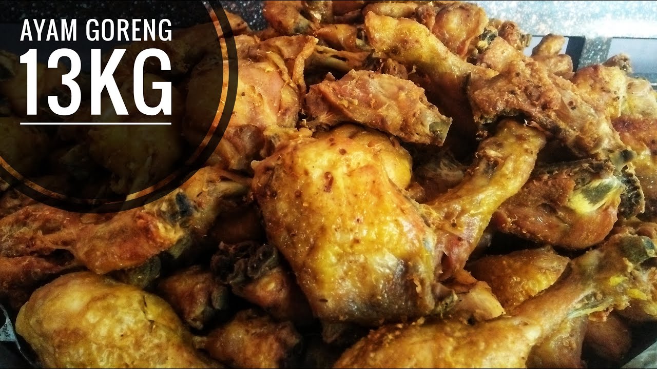 Cara Mengolah Ayam Goreng Partai 100 Potong 