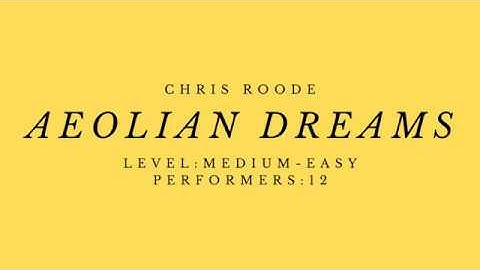 Aeolian Dreams by Chris Roode