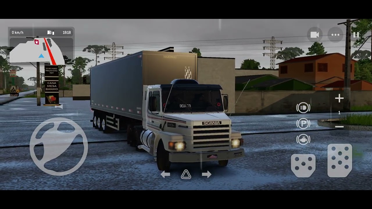 (Global truck) SCANIA 113 no baú 