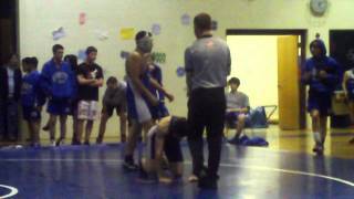 Milford Titans Wrestling: Brent (and Brandy) vs Rundlett, NH - 17 Dec 2012