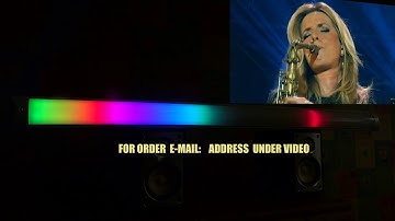 Candy Dulfer & David A. Stewart - Lily Was Here / VU-ColorMusic V2.2 / Lichtorgel