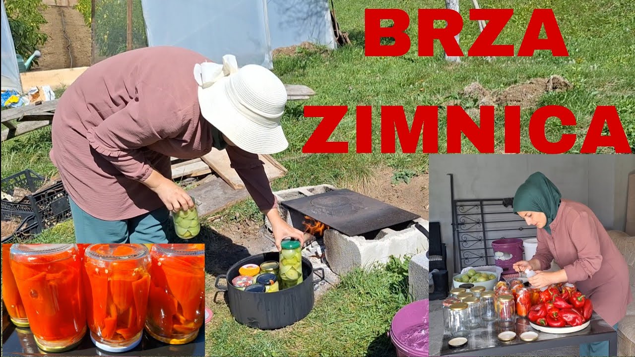 KISELE PAPRIKE🫑KISELI ZELENI PARADAJZ za zimnicu💥Samo ohladi i odmah možeš jesti😉