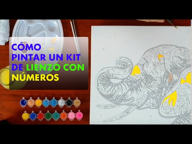 Pintar con números, cuadros para pintar con números.