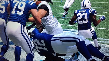 Madden 16  PS4 Gameplay Line Stunts , Aggressive Catches Causing AI Issues?