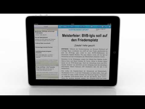 Ruhr Nachrichten   App Produktvideo  Wischen statt blattern