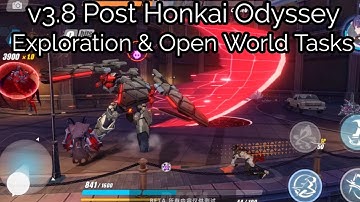 Honkai Impact 3 v3.8 Beta "Post Honkai Odyssey" Adventure Tasks & Exploration