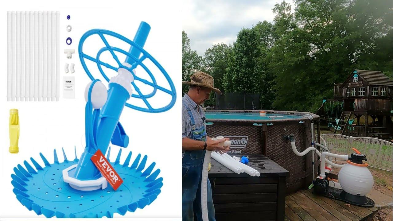 VEVOR AUTOMATIC SUCTION POOL CLEANER ASSEMBLY, DEMONSTRATION REVIEW