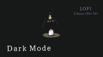 3 Hour Dark Mode Pomodoro| 50/10 Session Study & Work Timer | Lofi Motivation to Stay Consistent