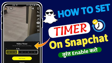 Snapchat Me Timer kaise set kare | How to Set Timer in Snapchat (2023)