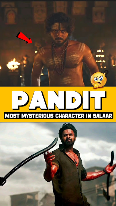 Who is Pandit ⁉️| #salaar #prabhas #pandit