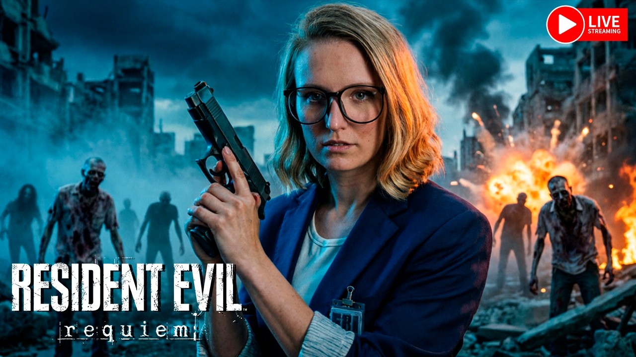 ПРОДОЛЖАЕМ СПАСАТЬ ЛЕОНА ► RESIDENT EVIL REQUIEM СТРИМЧЕСТЕР #596 СТРИМ