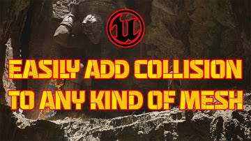 How to add collision to meshes easily in Unreal Engine 5.1