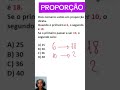 Proporção direta l Exercício #enem #concursospúblicos #matematica