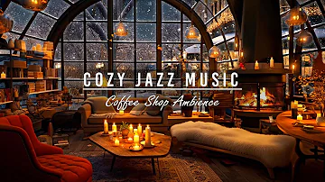 Stress Relief with Relaxing Piano Jazz ☕ Cozy Coffee Shop Ambience ~ Smooth Jazz Instrumental Music