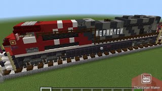 Minecraft Ferromex SD70ACE Locomotive Tutorial