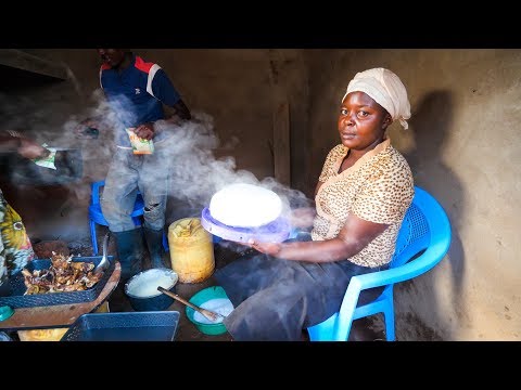 Village Food in East Africa - FREE-RANGE KFC (Kenya FRIED CHICKEN) Kenyan Food in Machakos!