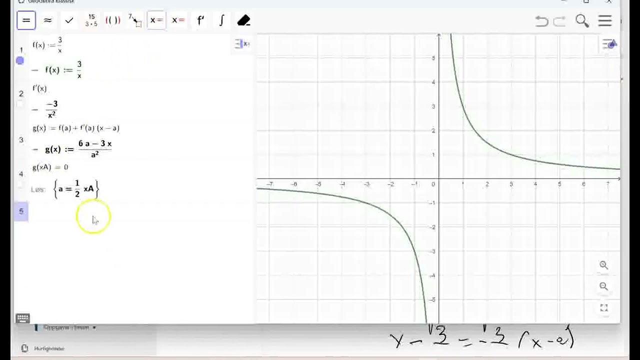 Matematikk R1   4C Tangenter del 2