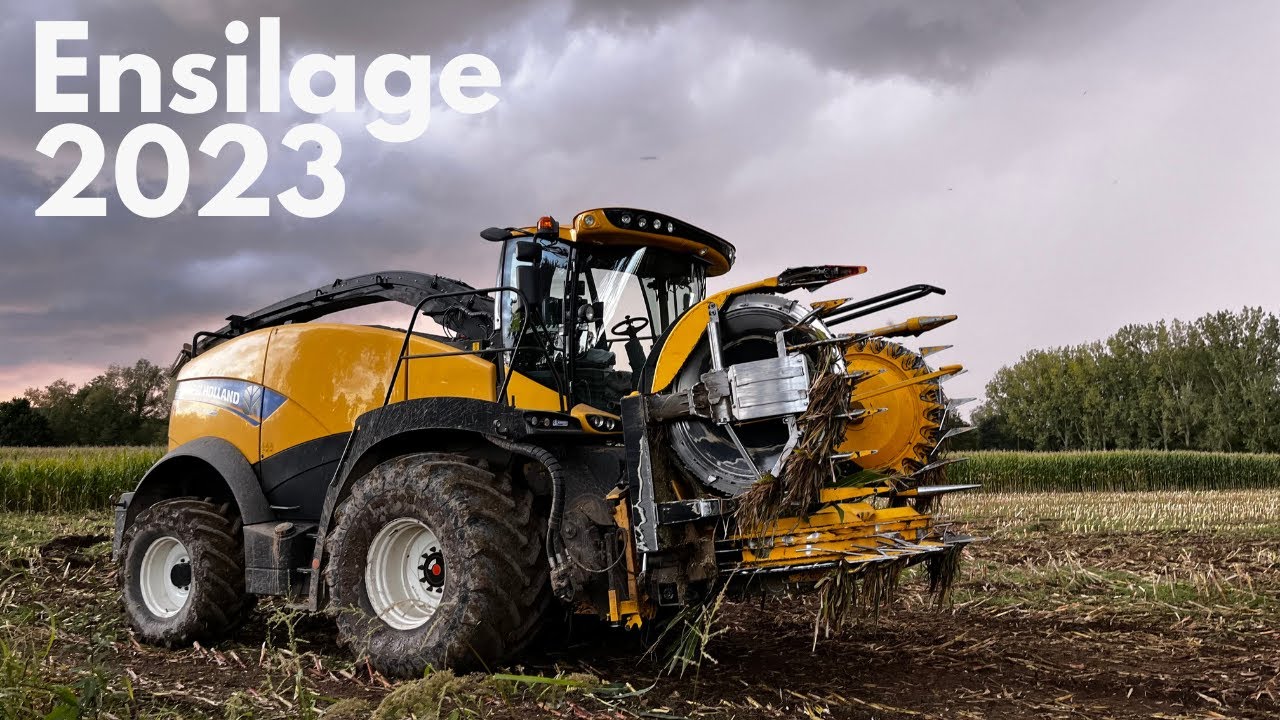 ENSILAGE DE MAÏS 2023 ! (New Holland FR550)