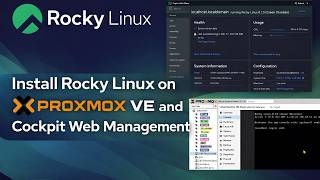 Install Rocky Linux on Promox VE and Cockpit Web Management