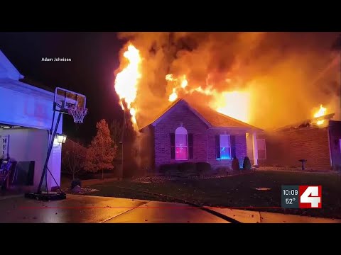 Lightning suspected as cause of Maryville house fire