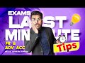 Last Minute Exam Tips - FR &amp; Adv Accounts | CA Final &amp; CA Inter | CA Aakash Kandoi