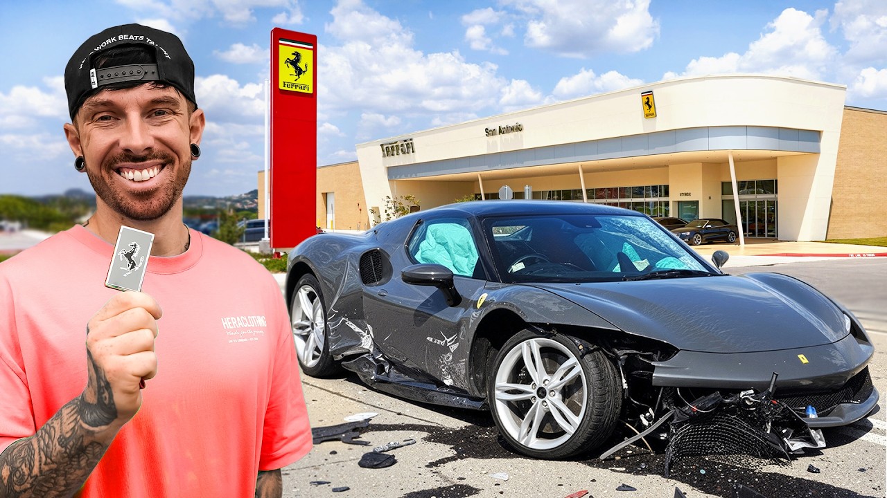 I BOUGHT A WRECKED $330,000 FERRARI 296GTB