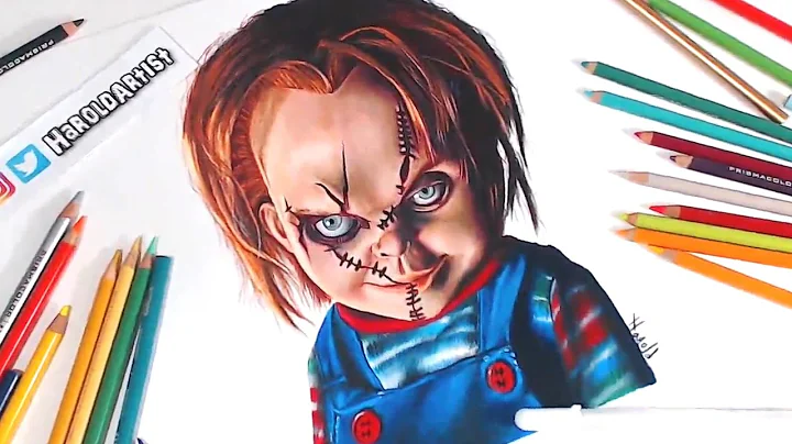 Dibujo de Chucky El mueco diabolico - Especial Halloween - speed drawing