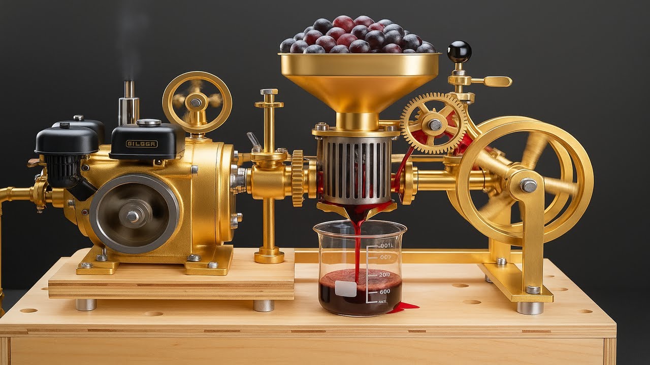 Mini modern machine for making grape juice । Mini Unique Modern Machine Science Technology