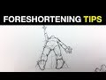 Simple tips on how to draw people in perspective: Foreshortening Pt 2