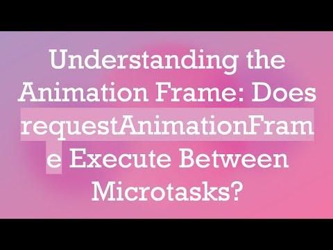 Understanding the Animation