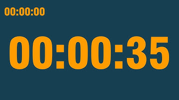 35 second timer (with end alarm, time elapsed and progress bar)