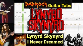 I Never Dreamed  Lynyrd Skynyrd  Guitar  Bass Tabs Lesson