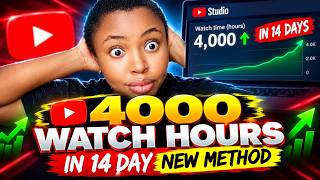 How I Got 4,000 Watch Hours in 14 Days (New 2026 Strategy)