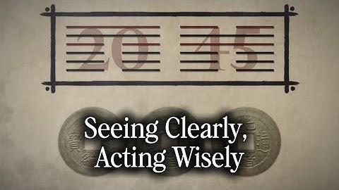 Hexagram 20 → 45 | Seeing Clearly, Acting Wisely #iching #dailyreading #sageadvise 